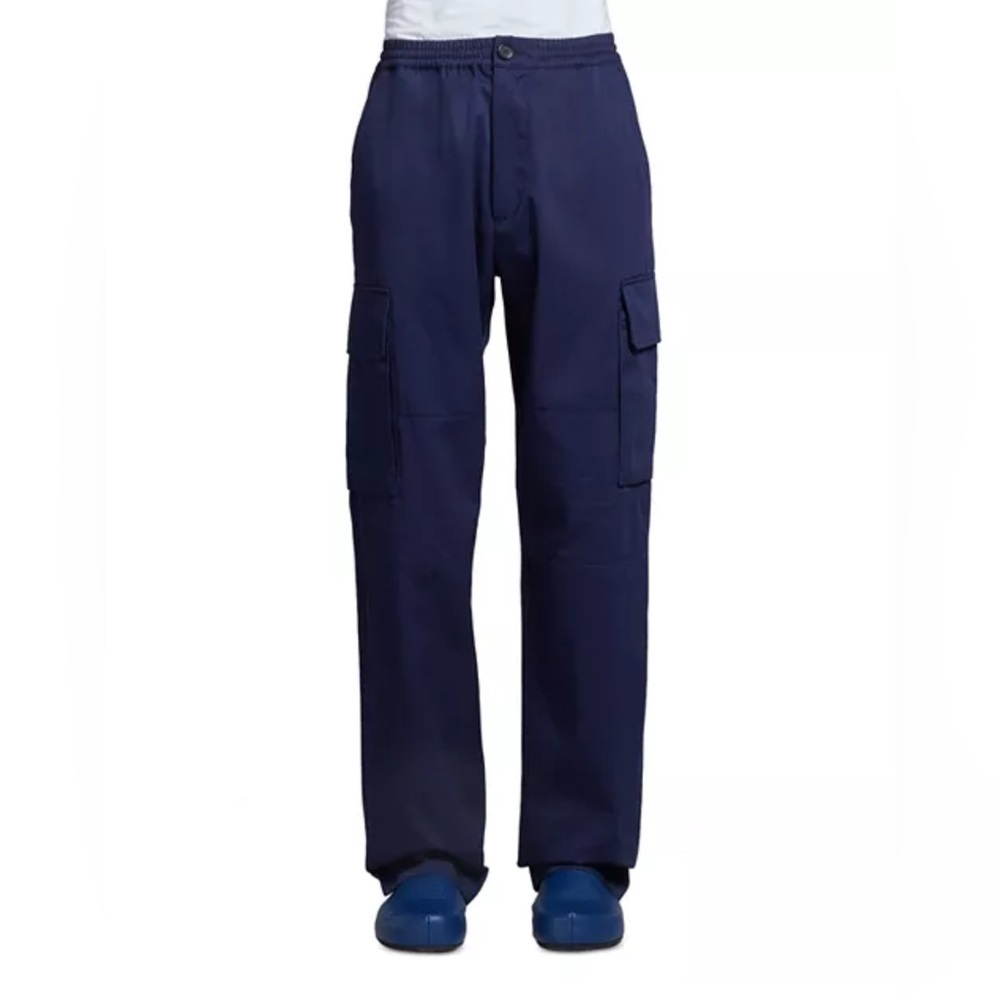 Marni Drawstring Cargo Pants Trousers in Navy, NWT, Size 50